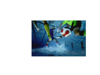 Football under water